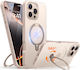 Torras Ostand Back Cover Σιλικόνης Χρυσό (iPhon...