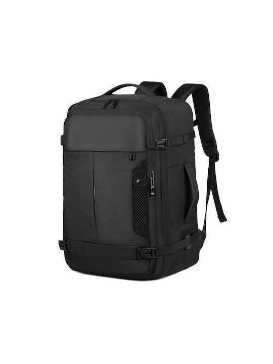 R&J Backpack Waterproof 37lt Black