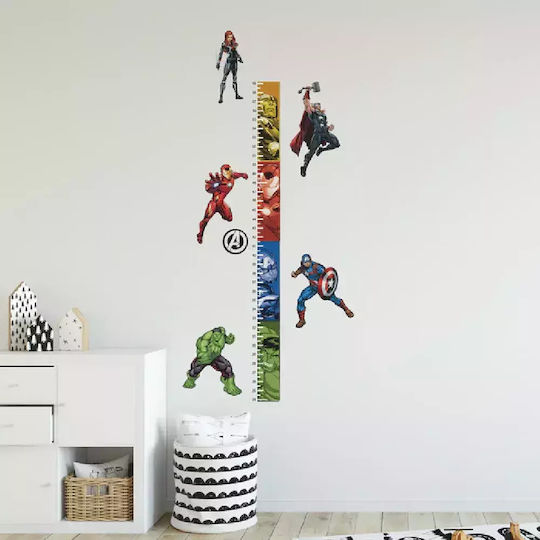 RoomMates Decor Kids Growth Height Chart Wall Sticker Avengers Multicolour