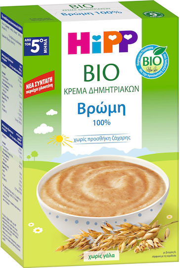Hipp Baby Cream Oatmeal Cereal with Flavor Oat Cereal No Added Sugar 200gr for 5+ Months