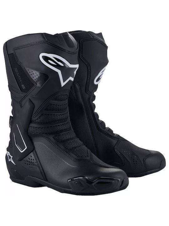 Alpinestars Smx-6 Ανδρικές Μπότες Μηχανής Drystar Αδιάβροχες Μαύρες