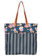 Protest Fabric Beach Bag Multicolour