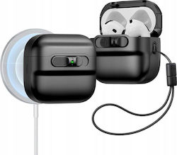 ESR Hülle Kunststoff in Schwarz Farbe für Apple AirPods 4 ESR Hülle Kunststoff in Schwarz Farbe für Apple AirPods 4