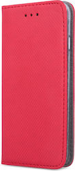 Smart Magnet Case Motorola Moto G55 Red