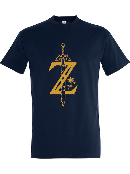 The Legend of Zelda Sword T-shirt Navy Μπλε Βαμ...