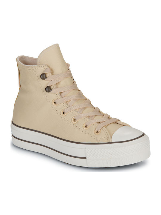 Converse Flatforms Sneakers Μπεζ