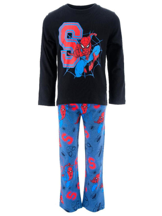 Superheroes Pijama pentru copii De iarnă Black