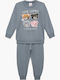 Minerva Kids' Pajamas Winter Sky Blue Bears