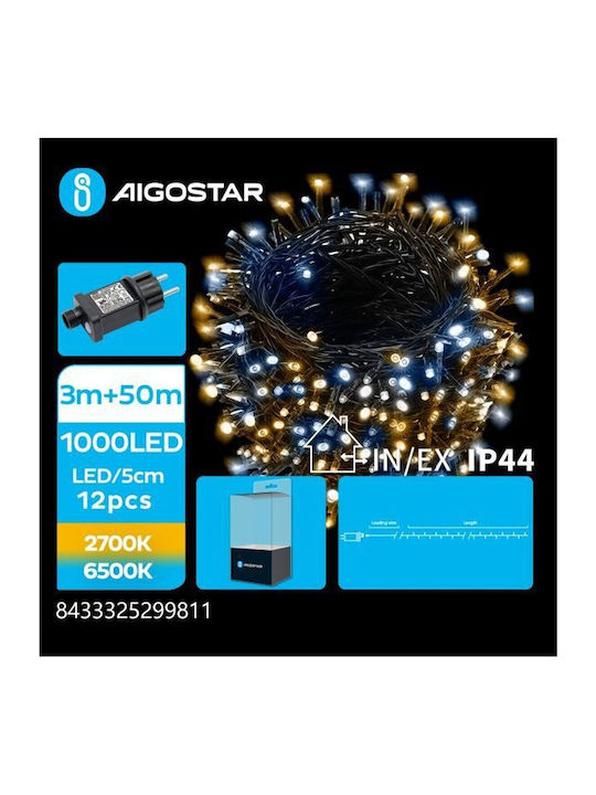 300 Λαμπάκια LED 15μ. Θερμό Λευκό σε Σειρά 300 Λαμπάκια LED 15μ. Θερμό Λευκό σε Σειρά