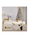 Ilis Home Christmas Tablecloth Runner White L40xW170cm.