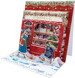 Grußkarte Weihnachten 3D 16x16cm