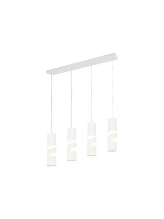 Trio Lighting Pendant Light White 80x150cm