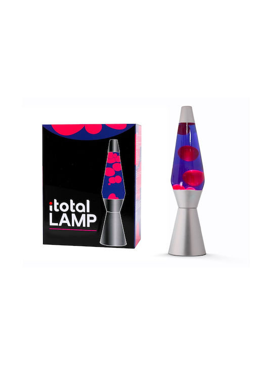 I-Total Dekorative Lampe Lavalampe Lila