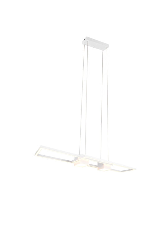 Trio Lighting Pendant Light White 28x150cm