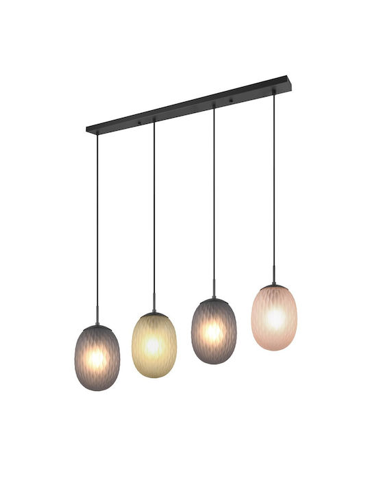 Trio Lighting Pendant Light Black 17x150cm