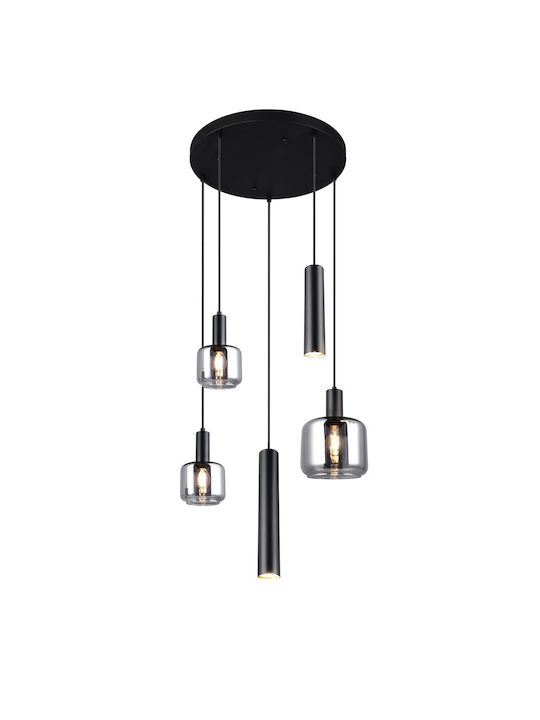 Trio Lighting Висящо Осветително Тяло Черно 40x150см.