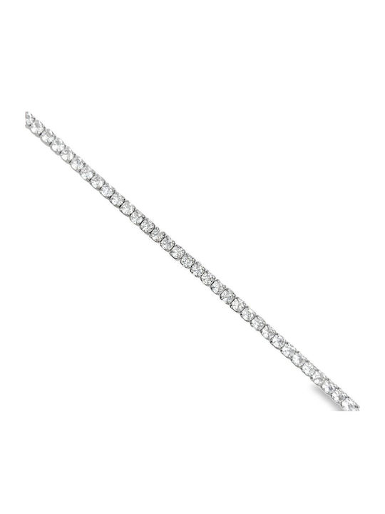 Xryseio Damen Armband Riviera aus Silber mit Zirkon