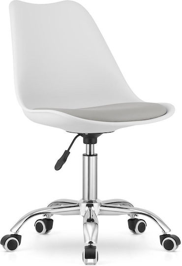 Office Chair White, Gray