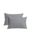 My Home Luxury Casanova Pillowcase Set Grey 50x70cm.