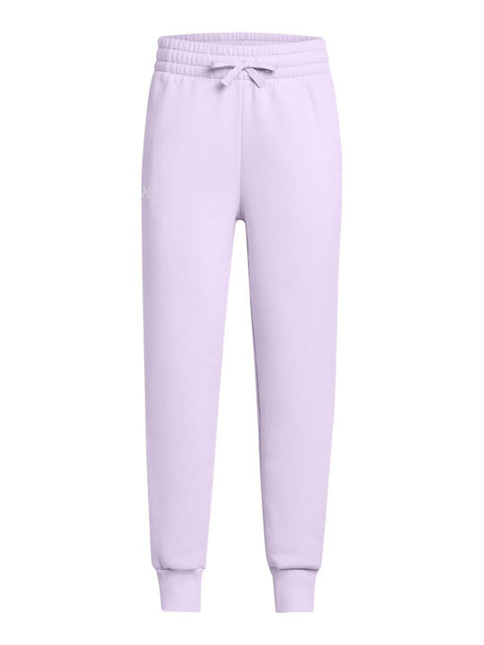 Under Armour Kids Sweatpants Purple