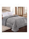 Adam Home Duvet Cover with Microfiber Filling Semi-double 180x240cm (805) Grey (805) 740 GSMGsm