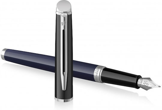 Писалка Waterman Hemisphere Colour Block черно-синя 3026982028488 с фин връх
