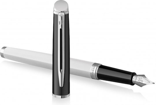 Waterman Hemisphere Colour Block Black-white Fountain Pen 3026982028440 Nibs Fine