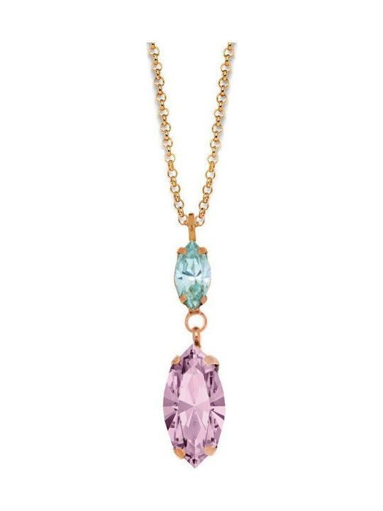 Victoria Cruz Charm aus Vergoldet Silber mit Zirkon
