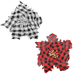 XMASfest Fabric Flower Length 23cm