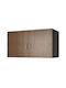 Klikareto Rectangular Loft Closet made of Particleboard Walnut 105x50cm 500-00394 1pcs