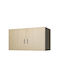Klikareto Rectangular Loft Closet made of Particleboard Oak 105x50cm 500-00391 1pcs