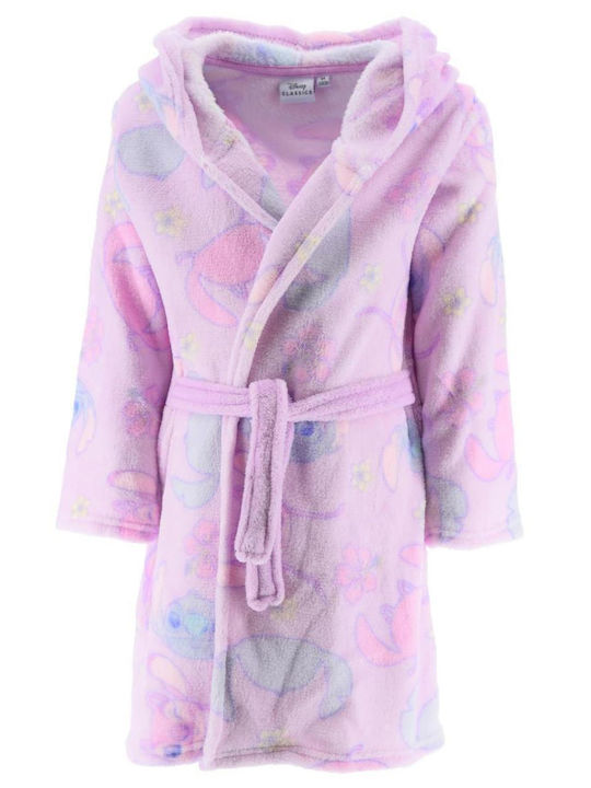 Superheroes Παιδική Ρόμπα Χειμωνιάτικη Fleece Coral, Purple, Λιλά