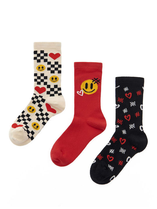 Walk Kids' Socks Knee-High Multicolored 3 Pairs