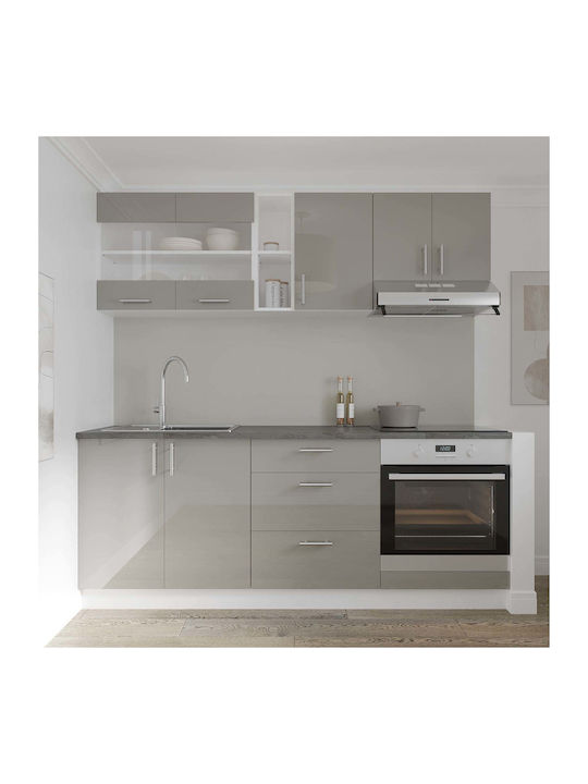Corp с плот за работа Glossy Gray/white 40x30x60бр