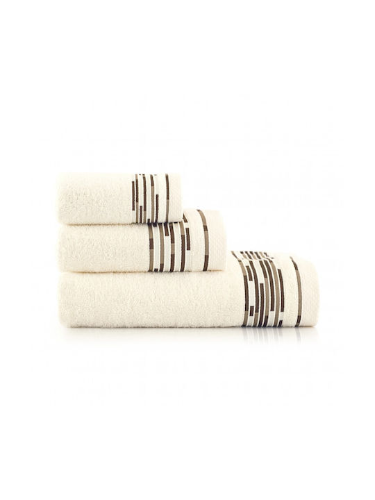 Zwoltex Gesichtstuch Graphic 50x90cm Beige Gewi...