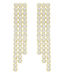 Victoria Cruz Earrings made of Silver Gold Plated with Stones