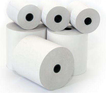 Κουτι Ρολλων Thermische Kassenrollen Registrierkasse Π80xΔ80mm 48gr/m² 50Stück