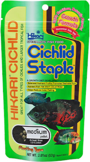 Hikari Staple Medium Fischfutter für Fische 57g
