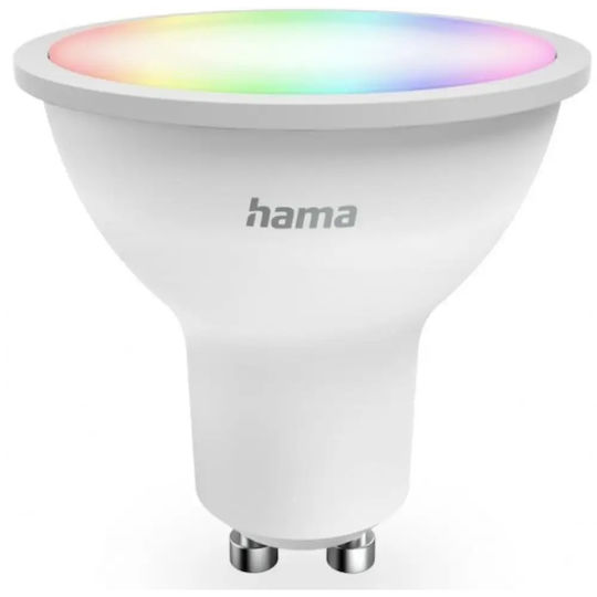 HAMA Smart Λάμπα LED 4.9W για Ντουί GU10 RGBW