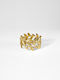 Chrysothemiss Ring made of Steel Gold Plated