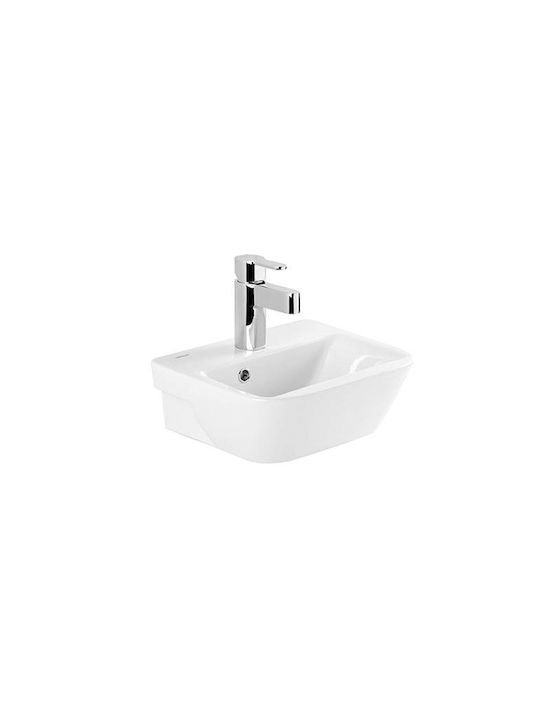 Sanindusa Countertop Sink Porcelain 36x30cm White