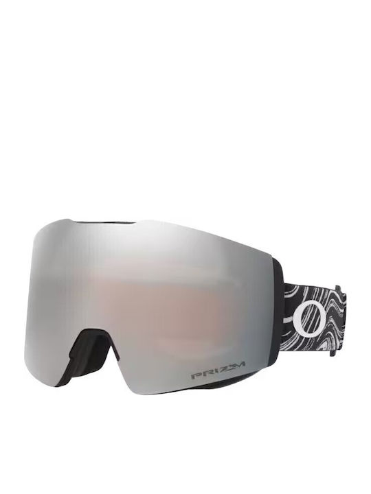Oakley Fall Line M Masca de schi și snowboard Pentru adulți Negru cu Lentilă în culoarea Negru