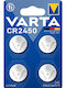 Varta Lithium Watch Battery CR2450 4pcs