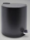 San Lorentzo Inox Καλαθάκι Μπάνιου Soft Close 5lt Μαύρο