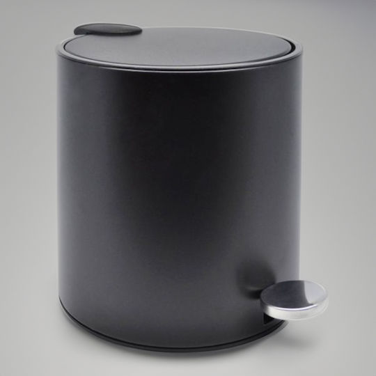 San Lorentzo Inox Perie de toaletă Închidere lentă 5lt Negru San Lorentzo Inox Perie de toaletă Închidere lentă 5lt Negru