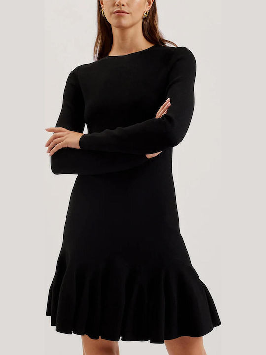 Ted Baker Flippy Рокля За Всеки Ден Черна Ted Baker Flippy Рокля За Всеки Ден Черна