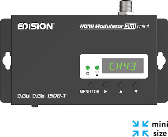 Edision 3in1 Mini Modulator Satellite 07-06-0014 5200378403341