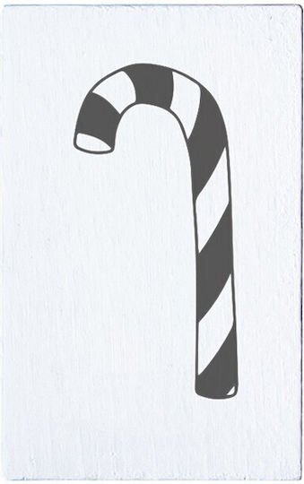 Colop Arts & Crafts May & Berry Stempel Zuckerstange Weiß 35x55mm