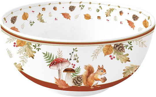 Easy-Life Serving Bowl Round made of Porcelain with Diameter 23cm