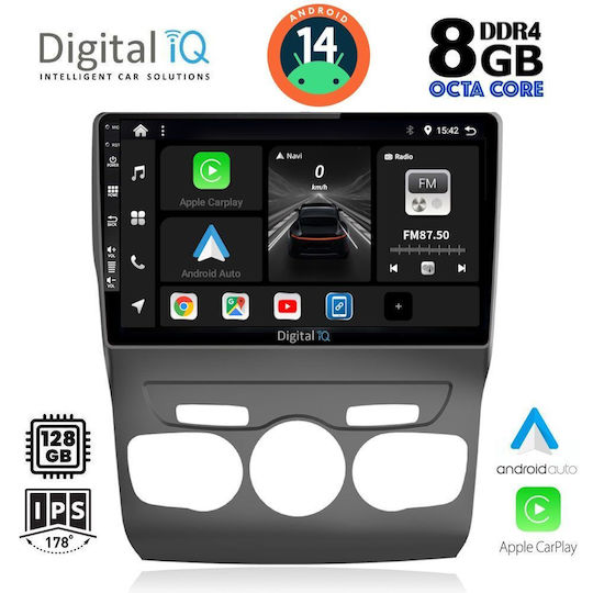 Auto-Audiosystem für Citroen C4 / DS4 2011-2018 (Bluetooth/USB/AUX/WiFi/GPS/Apple-Carplay/Android-Auto) mit Touchscreen 10"